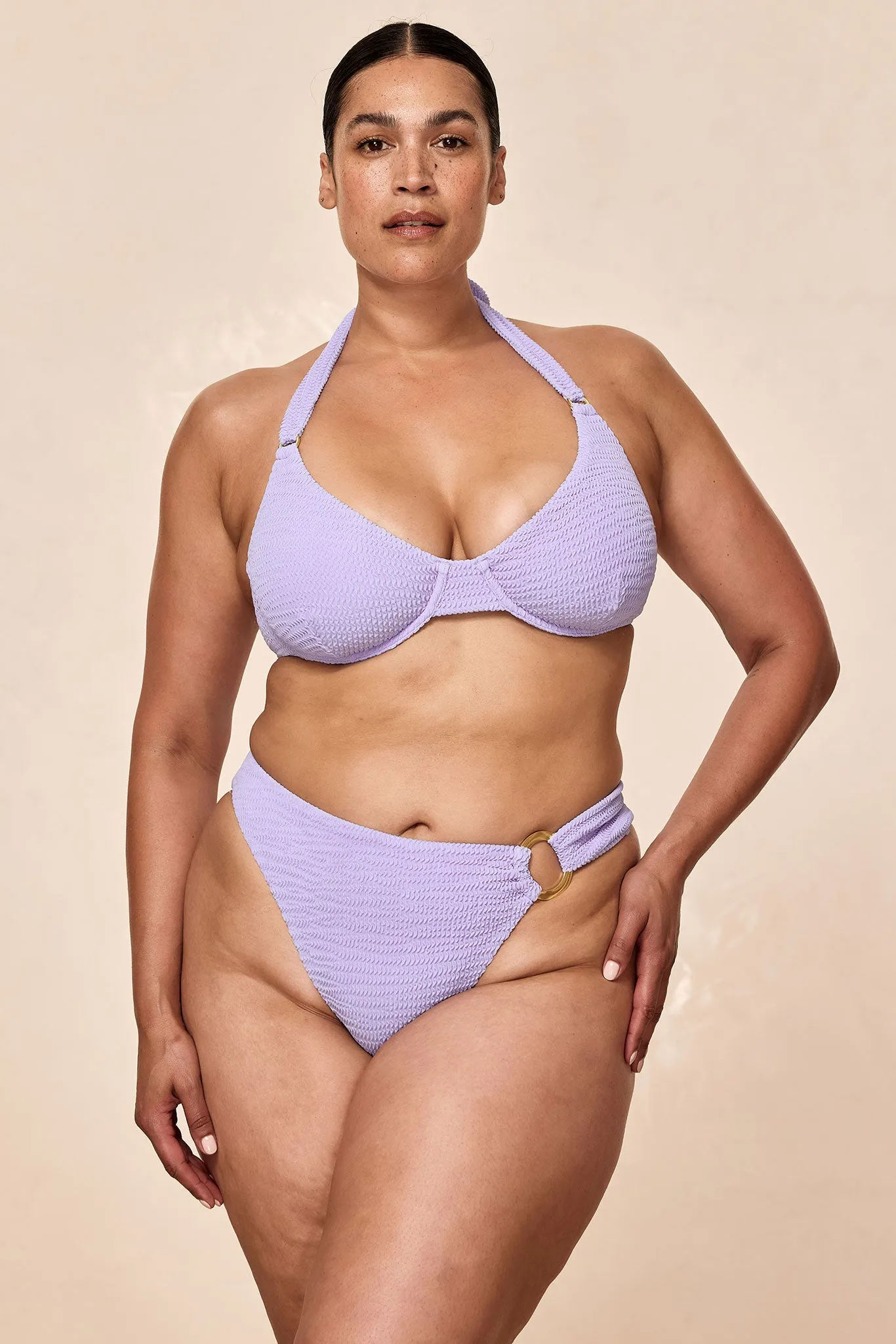 Honolulu Top - Wisteria Crinkle sold by Monday Swimwear product image thumbnail 5