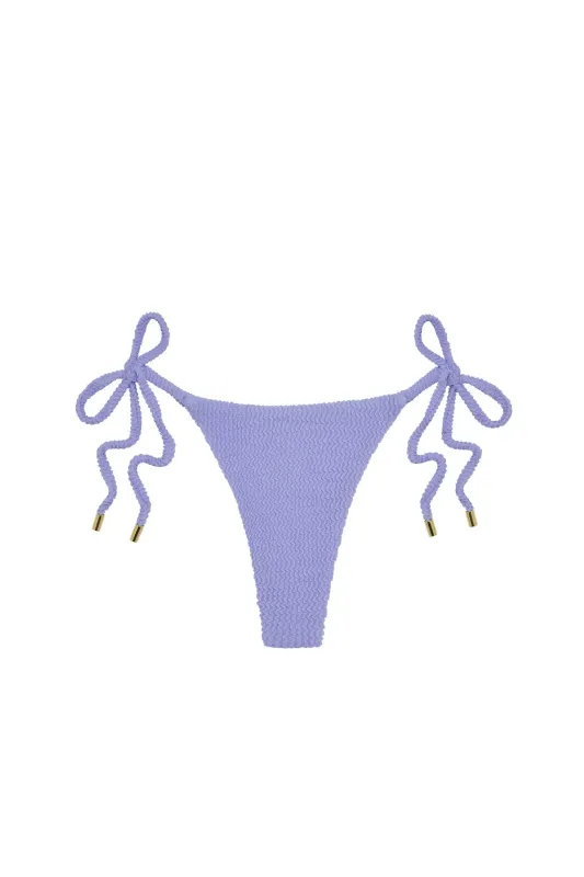 Palma Thong - Wisteria Crinkle sold by Monday Swimwear