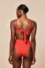 Costa Rica Bottom - Chili Pepper sold by Monday Swimwear