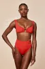 Costa Rica Bottom - Chili Pepper sold by Monday Swimwear