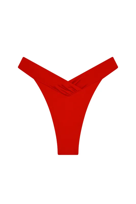 Marseille Bottom - Chili Pepper sold by Monday Swimwear