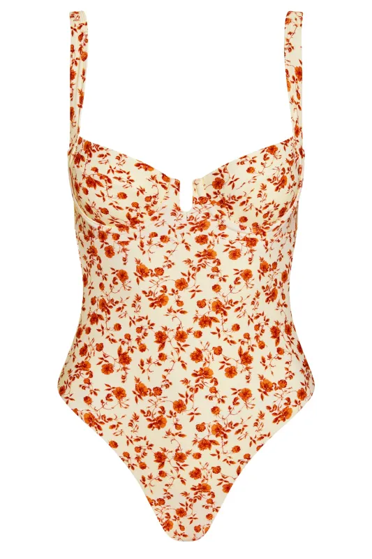 Clovelly One Piece - Sunrise Floral sold by Monday Swimwear