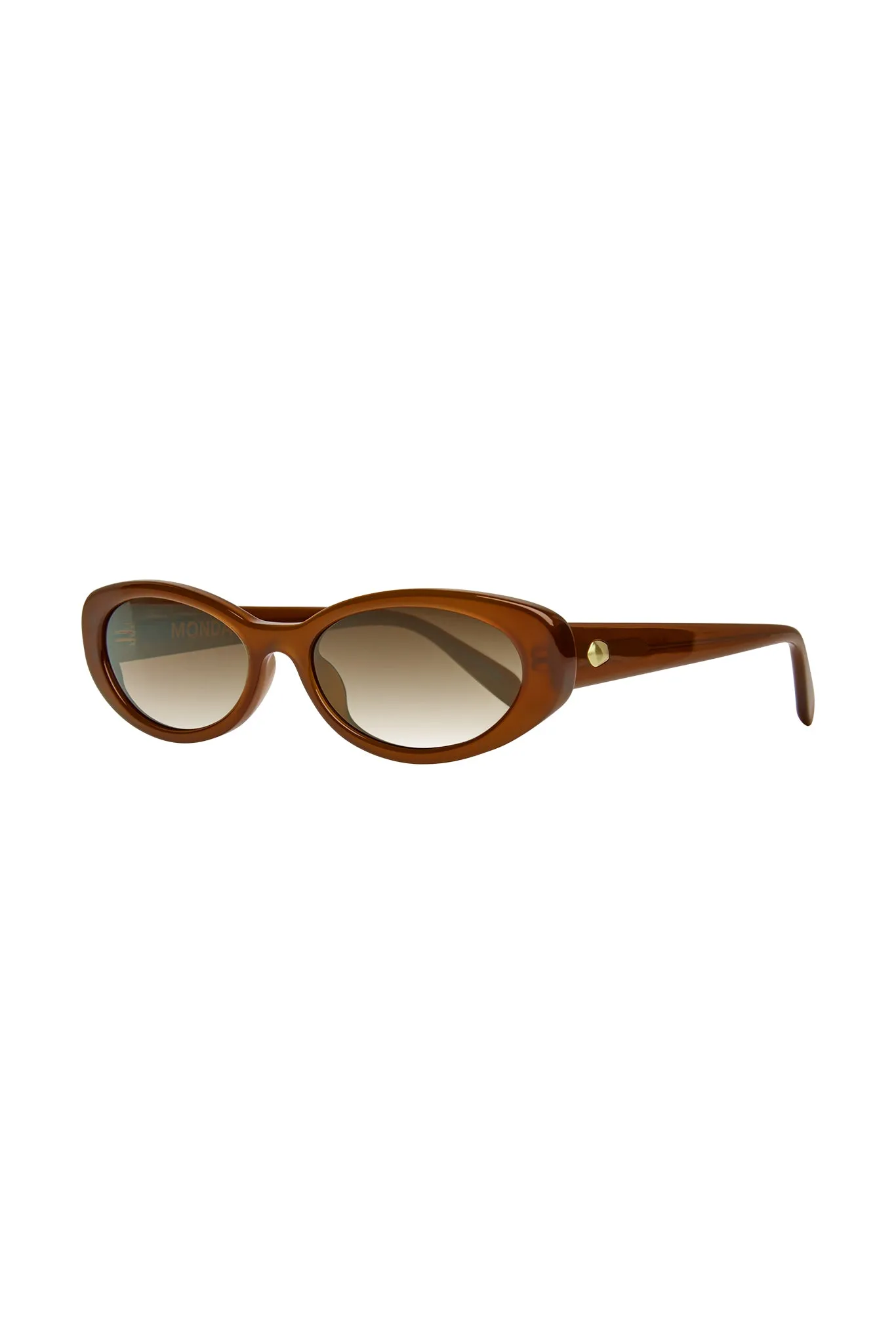 Milano Sunglasses - Brown sold by Monday Swimwear product image thumbnail 3