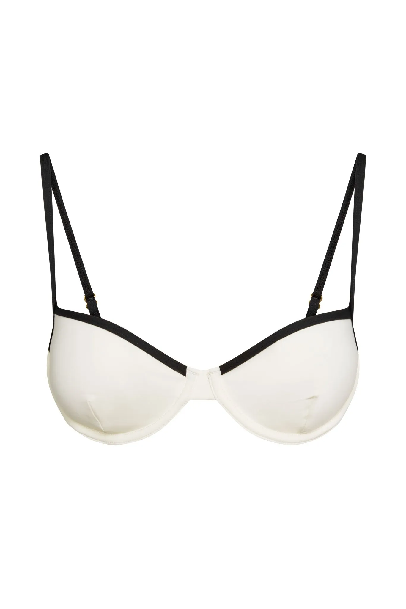 Capri Top - Ivory/Black sold by Monday Swimwear