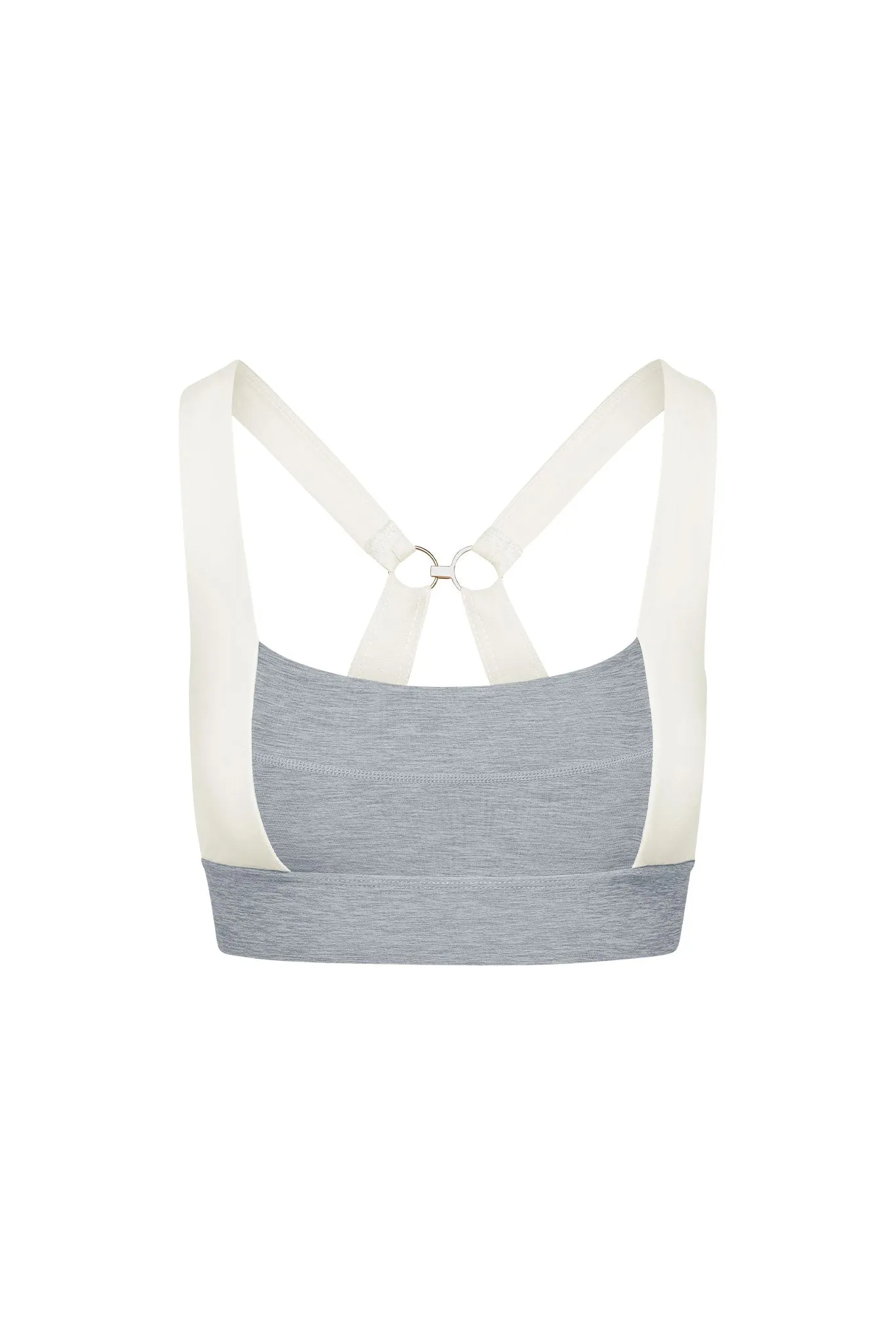 Arches “The Tash Bra” - Heather Grey/Ivory sold by Monday Swimwear