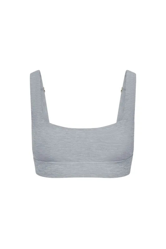 Denali “The Devin Bra” - Heather Grey sold by Monday Swimwear