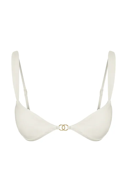 Petit Ermitage Top - Ivory (Small Bust) sold by Monday Swimwear