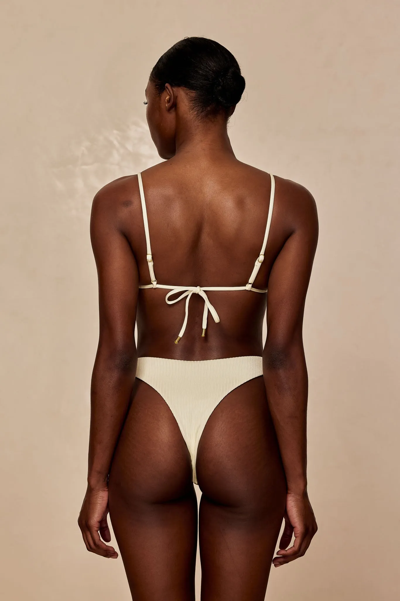Kauai Top - Ivory Shiny Rib sold by Monday Swimwear product image thumbnail 5