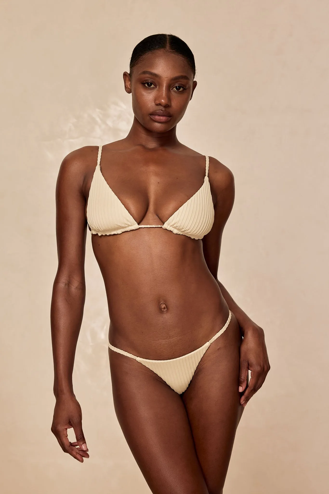 Kauai Top - Vanilla Matte Rib sold by Monday Swimwear product image thumbnail 3