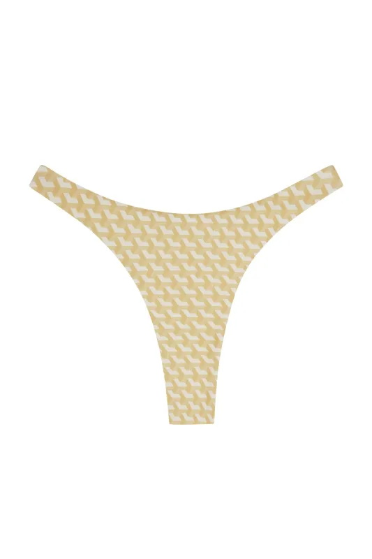 Tamarama Bottom - Ivory Geo sold by Monday Swimwear