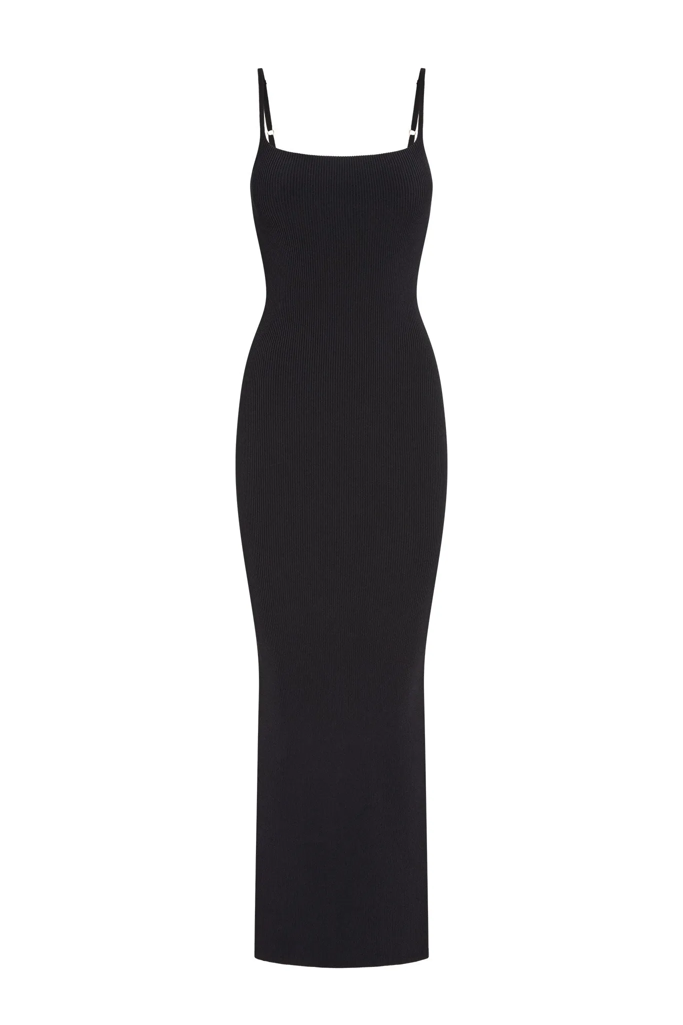 Provence Dress - Black Knit Rib sold by Monday Swimwear