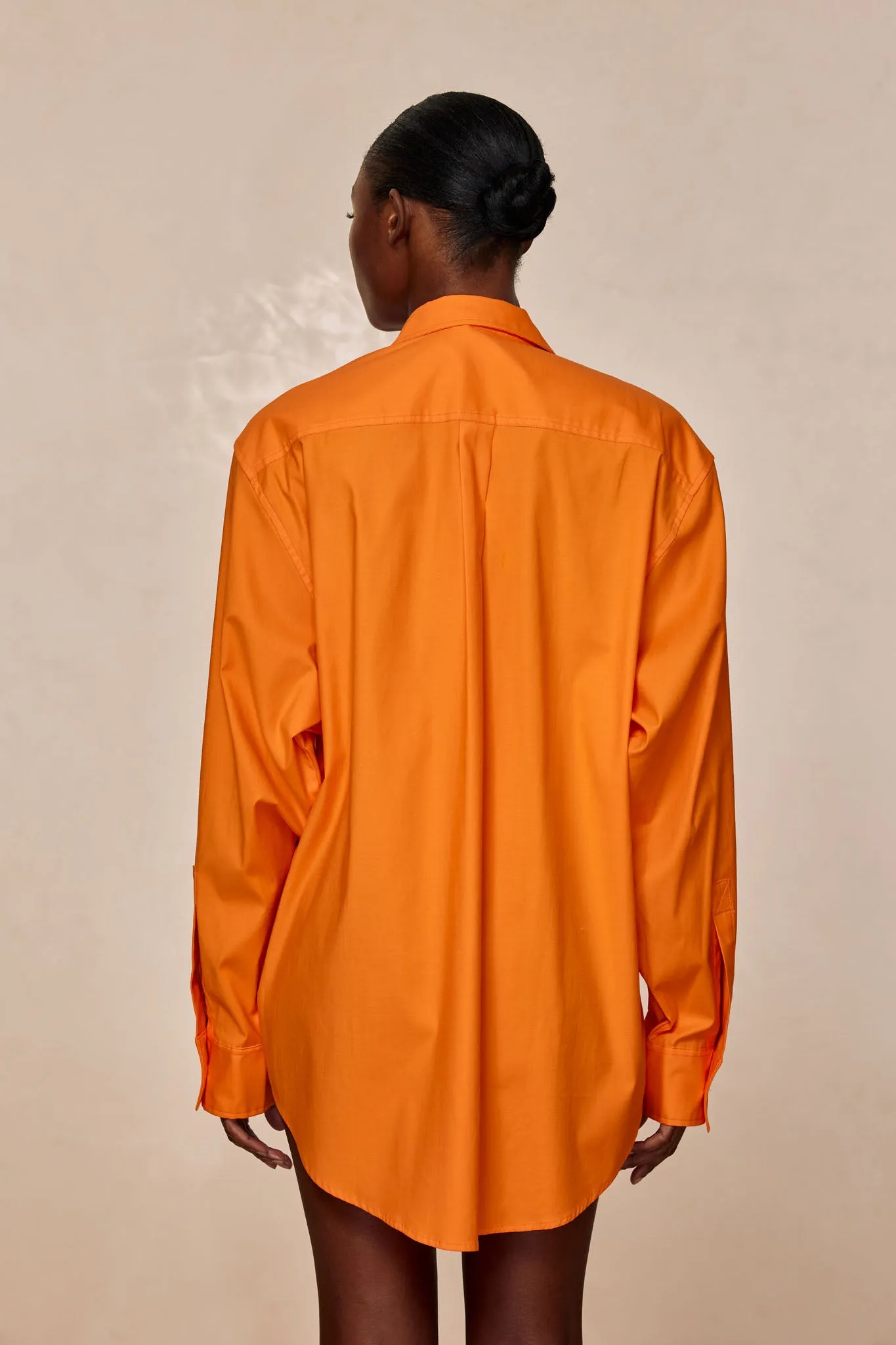 La Jolla Shirt - Tangerine sold by Monday Swimwear product image thumbnail 3