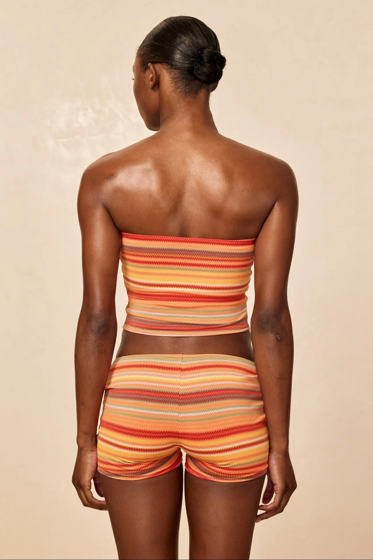 Cali Short - Sardinia Stripe sold by Monday Swimwear product image thumbnail 5