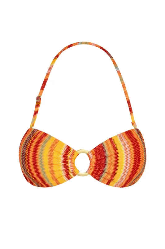 Costa Rica Top - Sardinia Stripe sold by Monday Swimwear