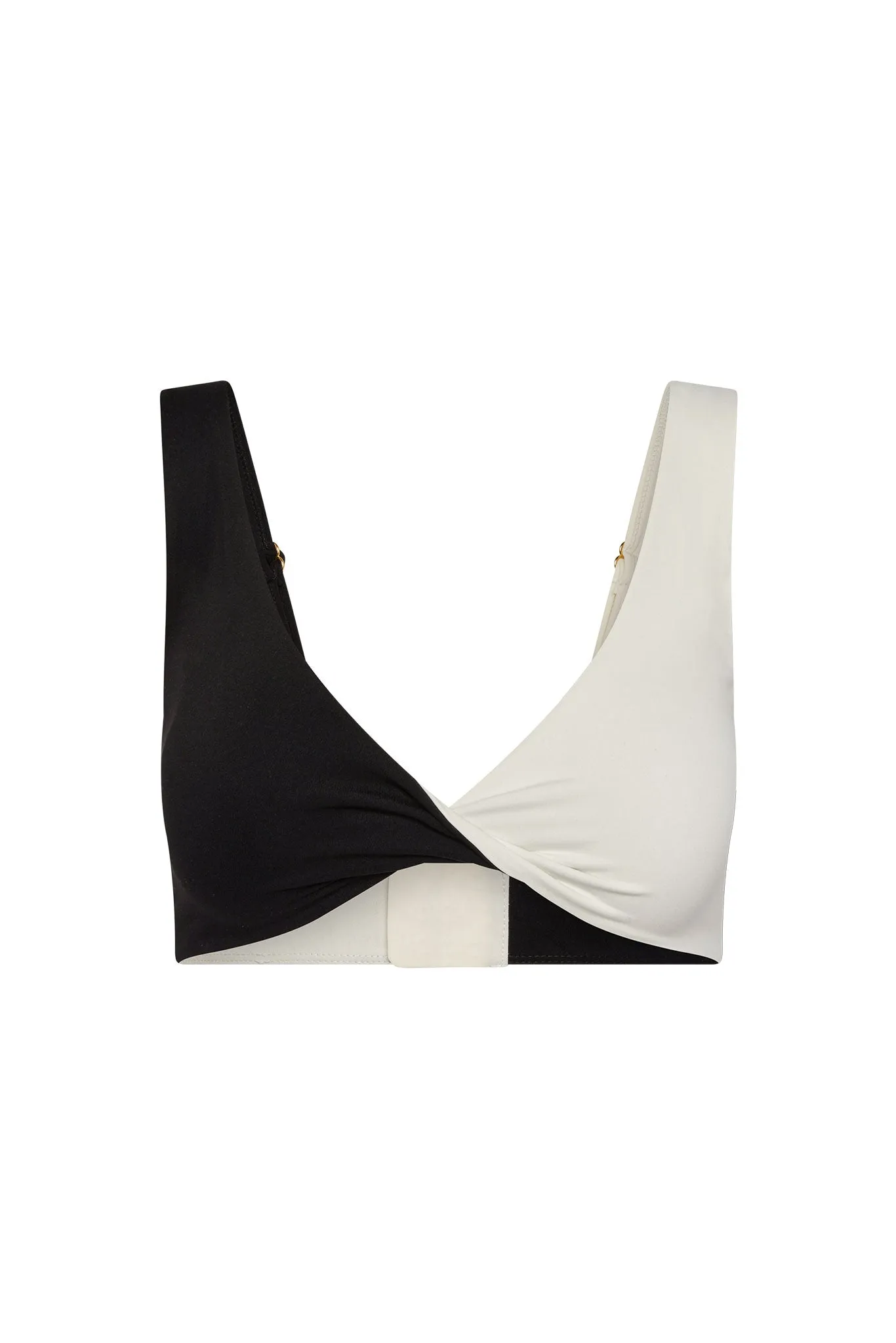 Griffith Bra - Black/Ivory sold by Monday Swimwear