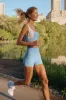 Arches “The Tash Bra” - Azure/Ivory sold by Monday Swimwear
