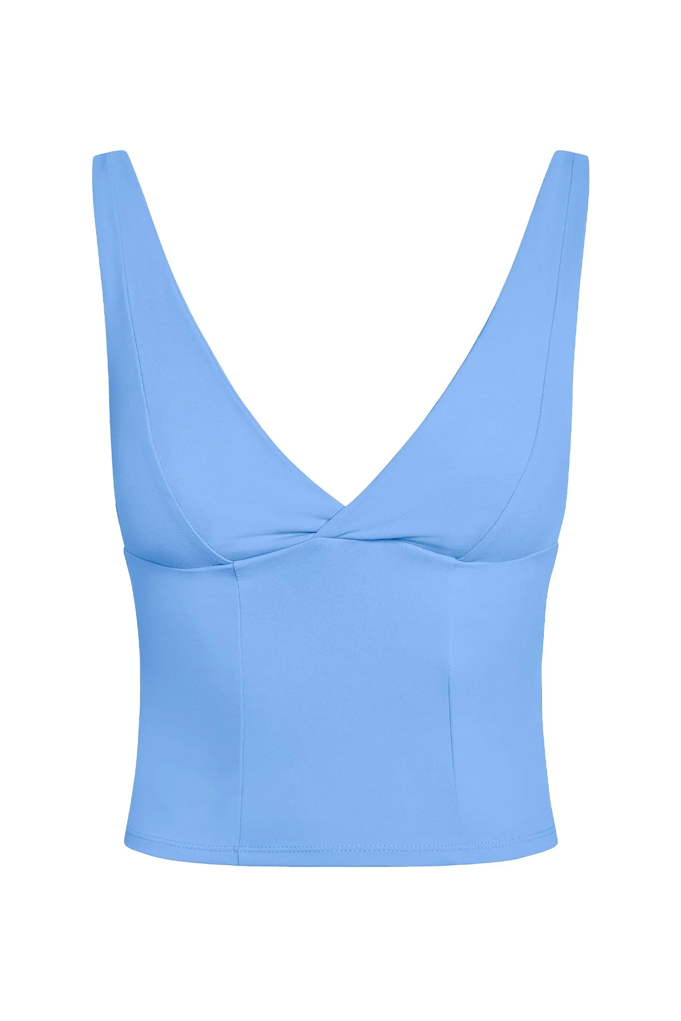 Glacier Tank - Azure sold by Monday Swimwear