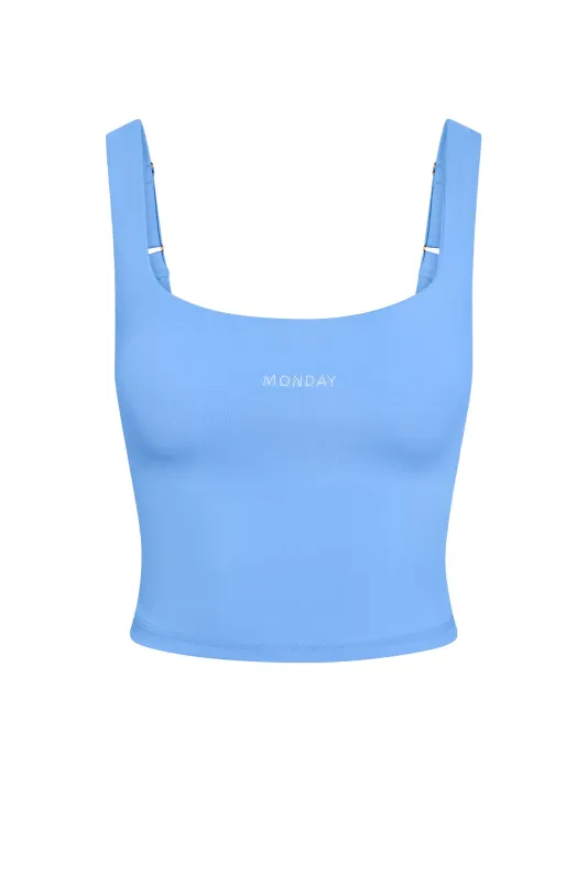 Aspen Tank - Azure sold by Monday Swimwear