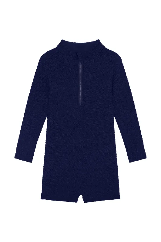 Hilo One Piece - Midnight Crinkle sold by Monday Swimwear