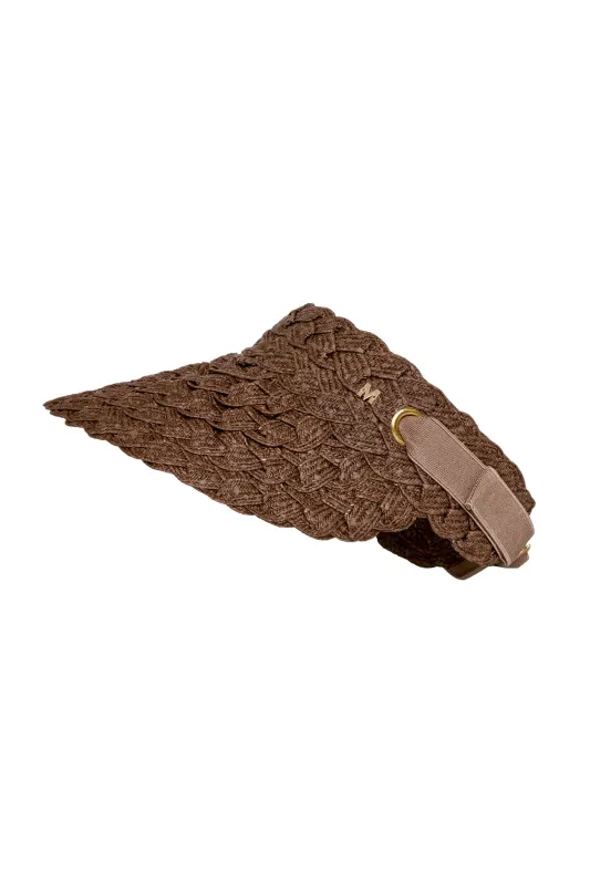 San Remo Visor - Espresso sold by Monday Swimwear