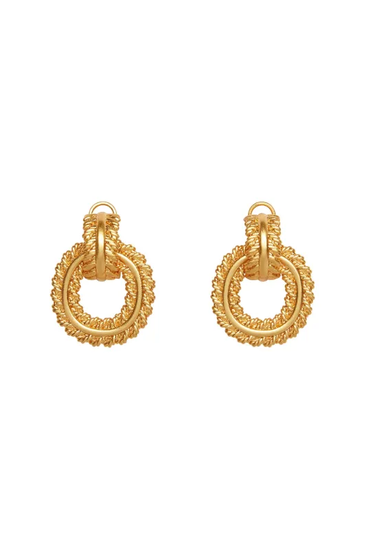 Holbox Earrings - Gold sold by Monday Swimwear