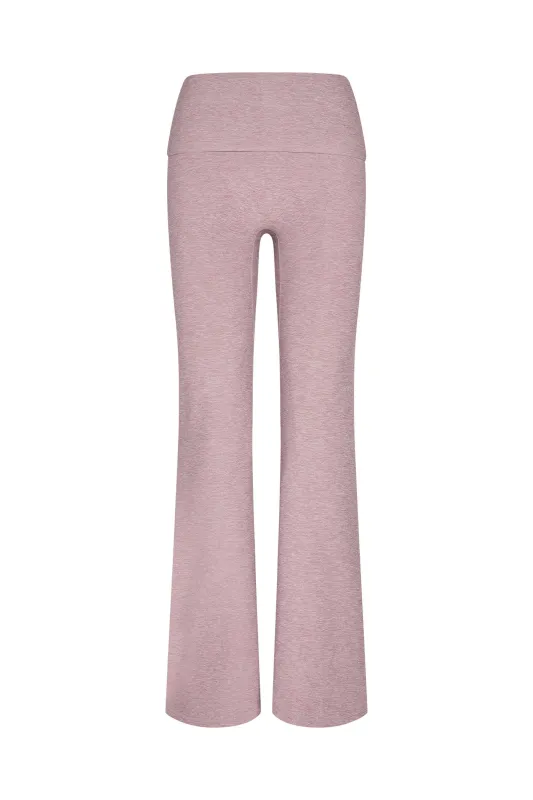 Melrose Flared Legging Long - Heather Mauve sold by Monday Swimwear