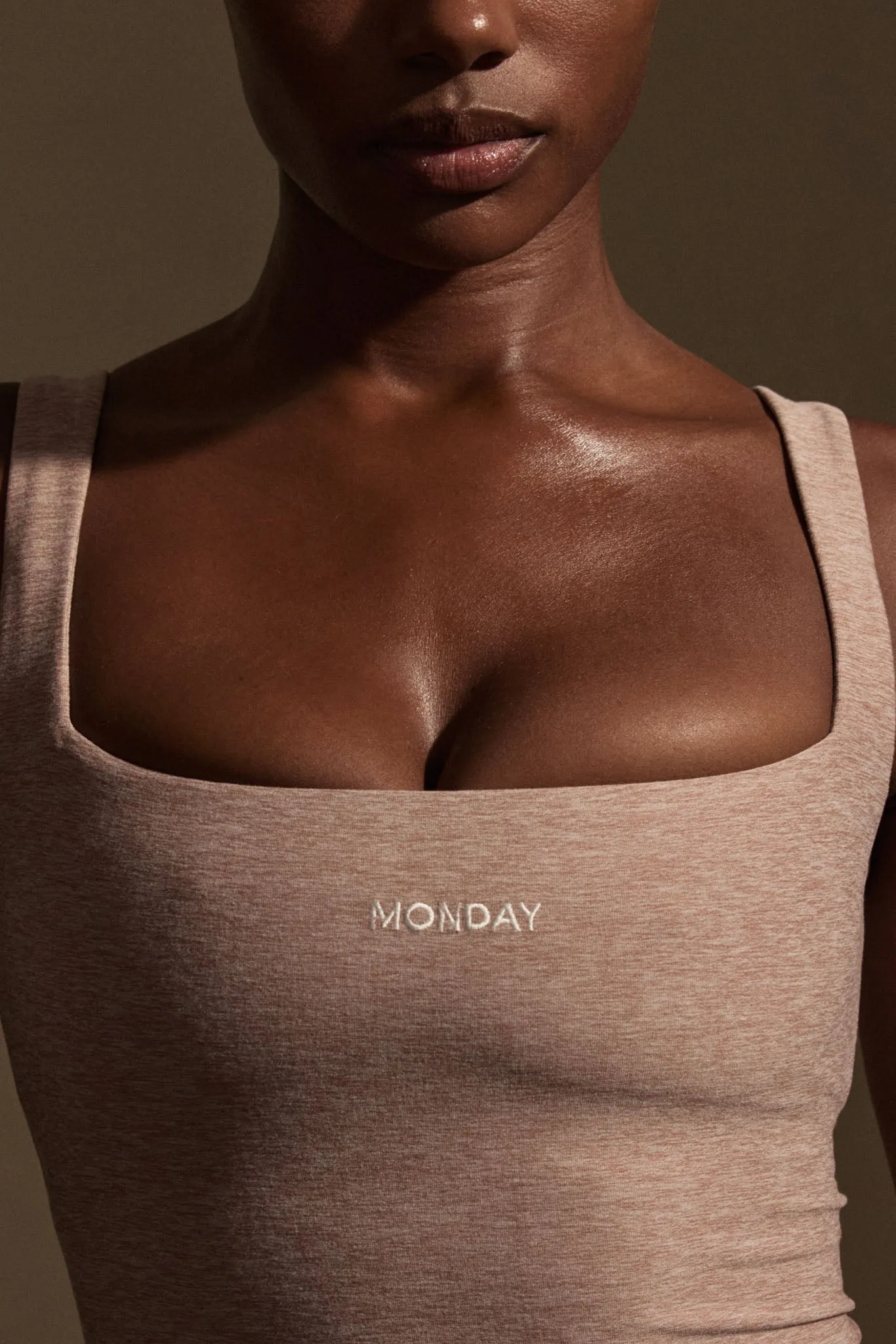 Aspen Tank - Heather Mauve sold by Monday Swimwear product image thumbnail 2