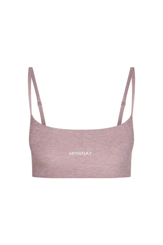 Olympic Bra - Heather Mauve sold by Monday Swimwear