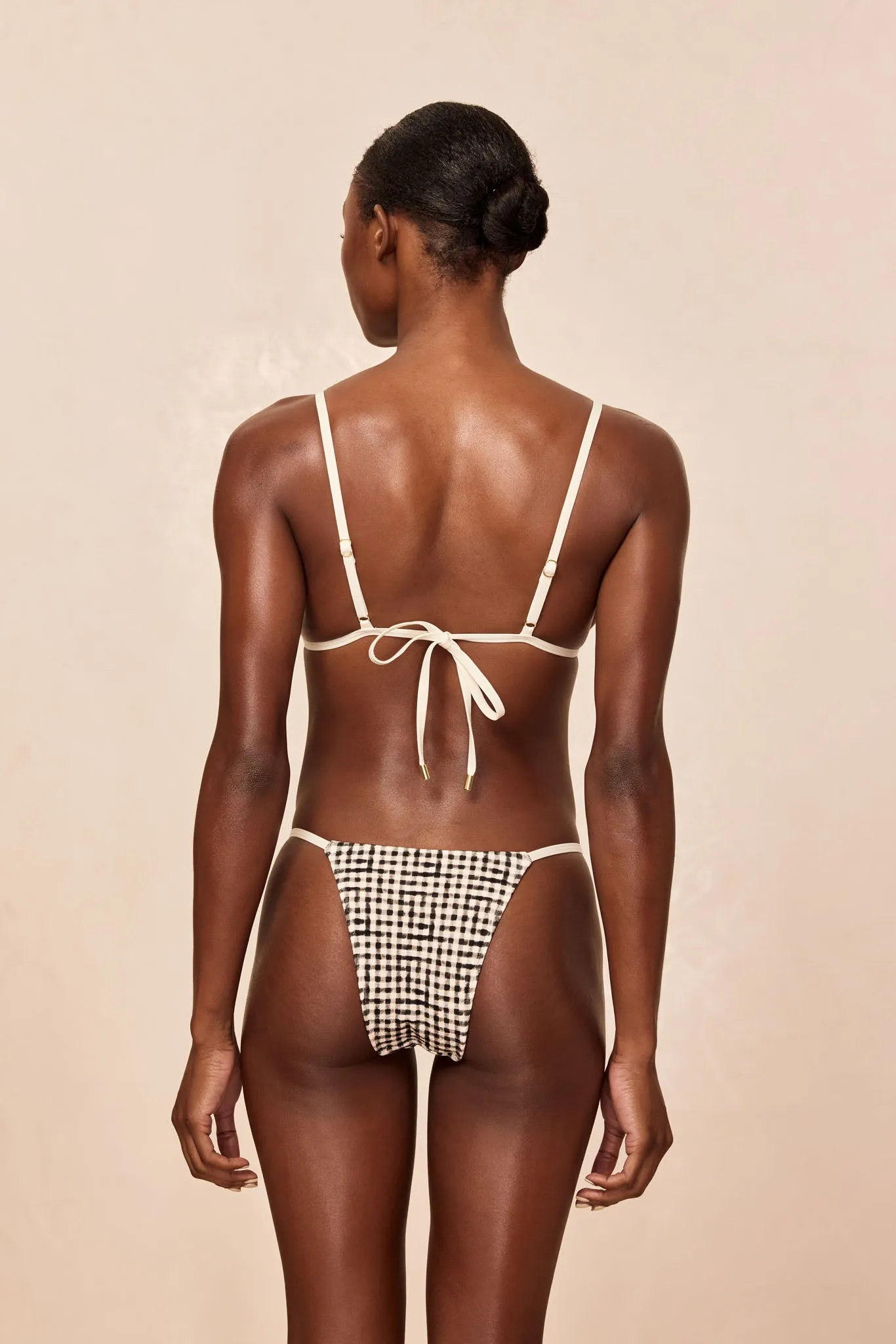 Barbados Top - Black Gingham sold by Monday Swimwear product image thumbnail 5