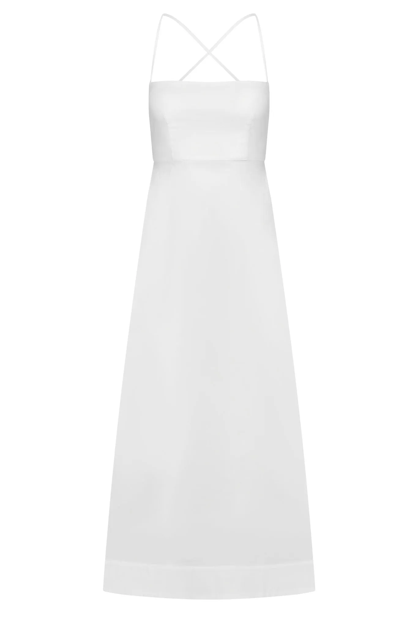 Montpellier Dress - White sold by Monday Swimwear