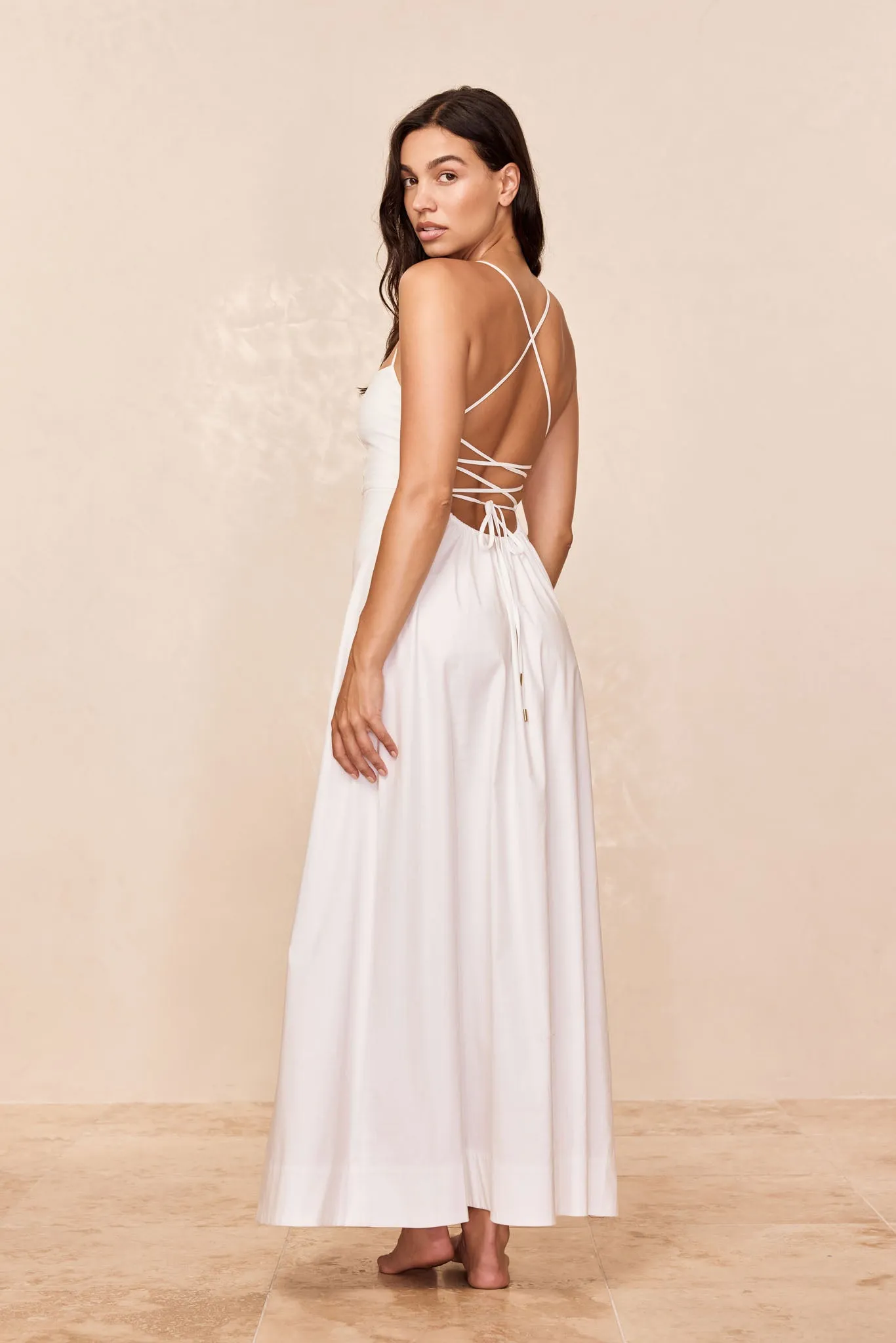 Montpellier Dress - White sold by Monday Swimwear product image thumbnail 5