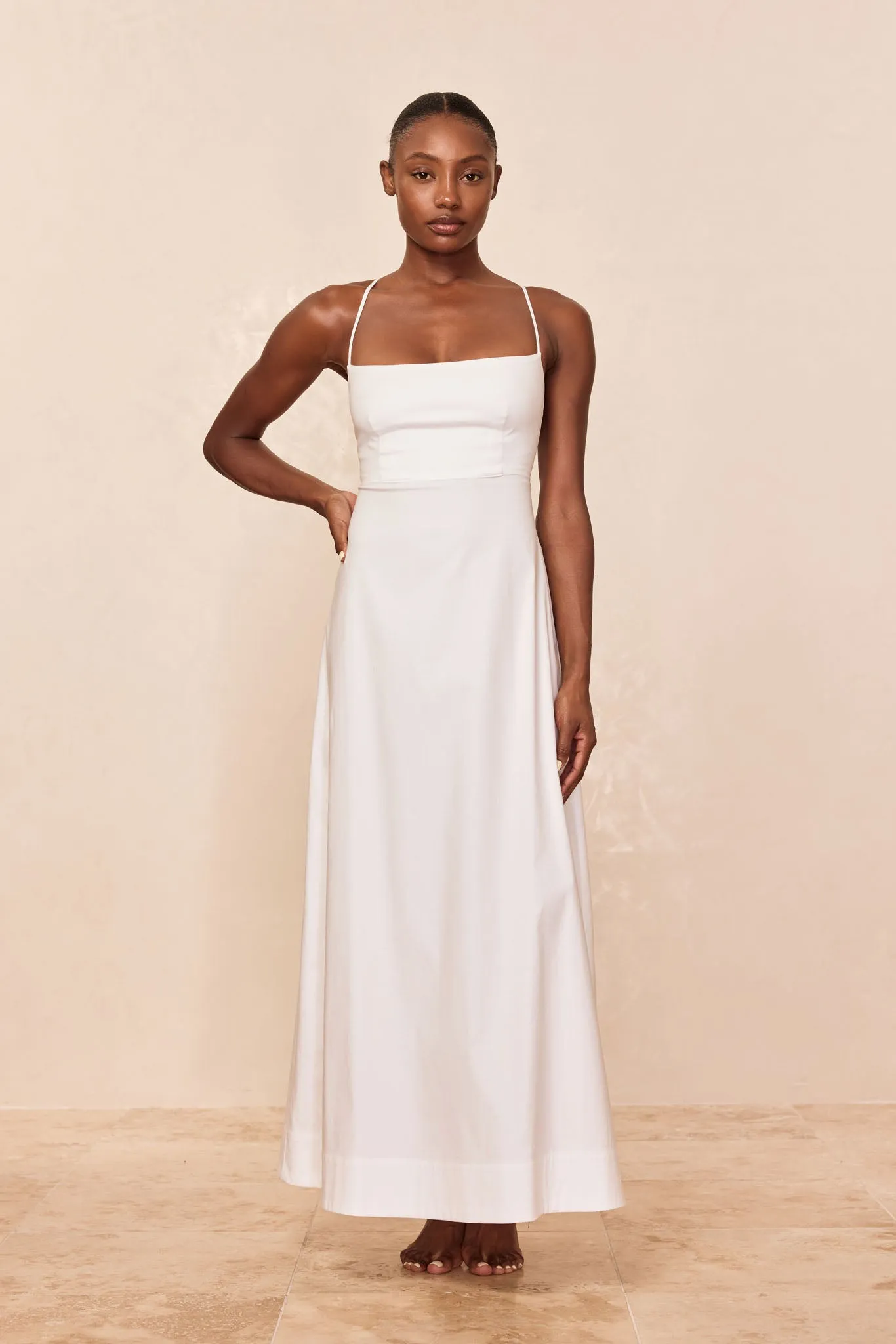 Montpellier Dress - White sold by Monday Swimwear product image thumbnail 2