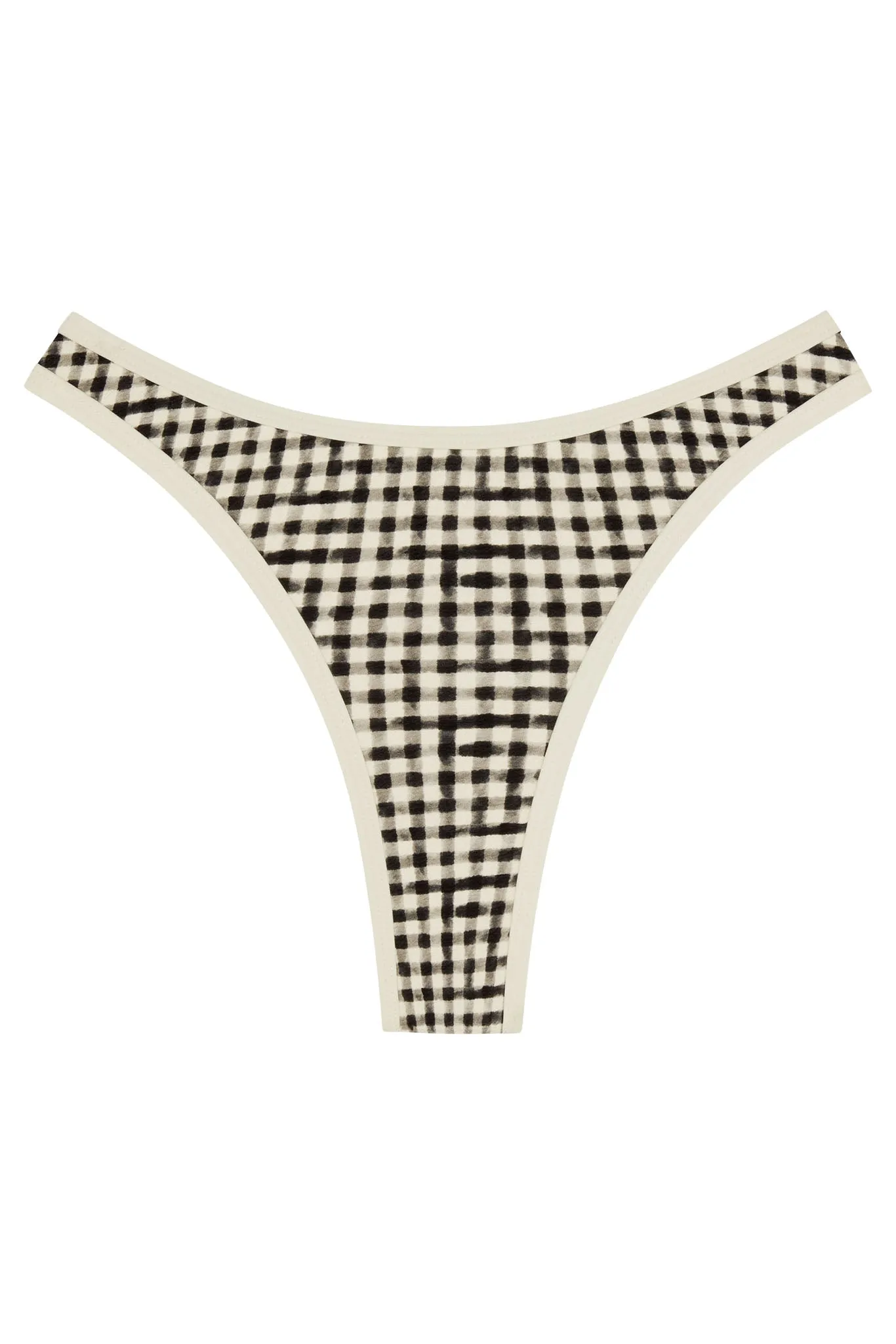 Somerset Bottom - Black Gingham sold by Monday Swimwear