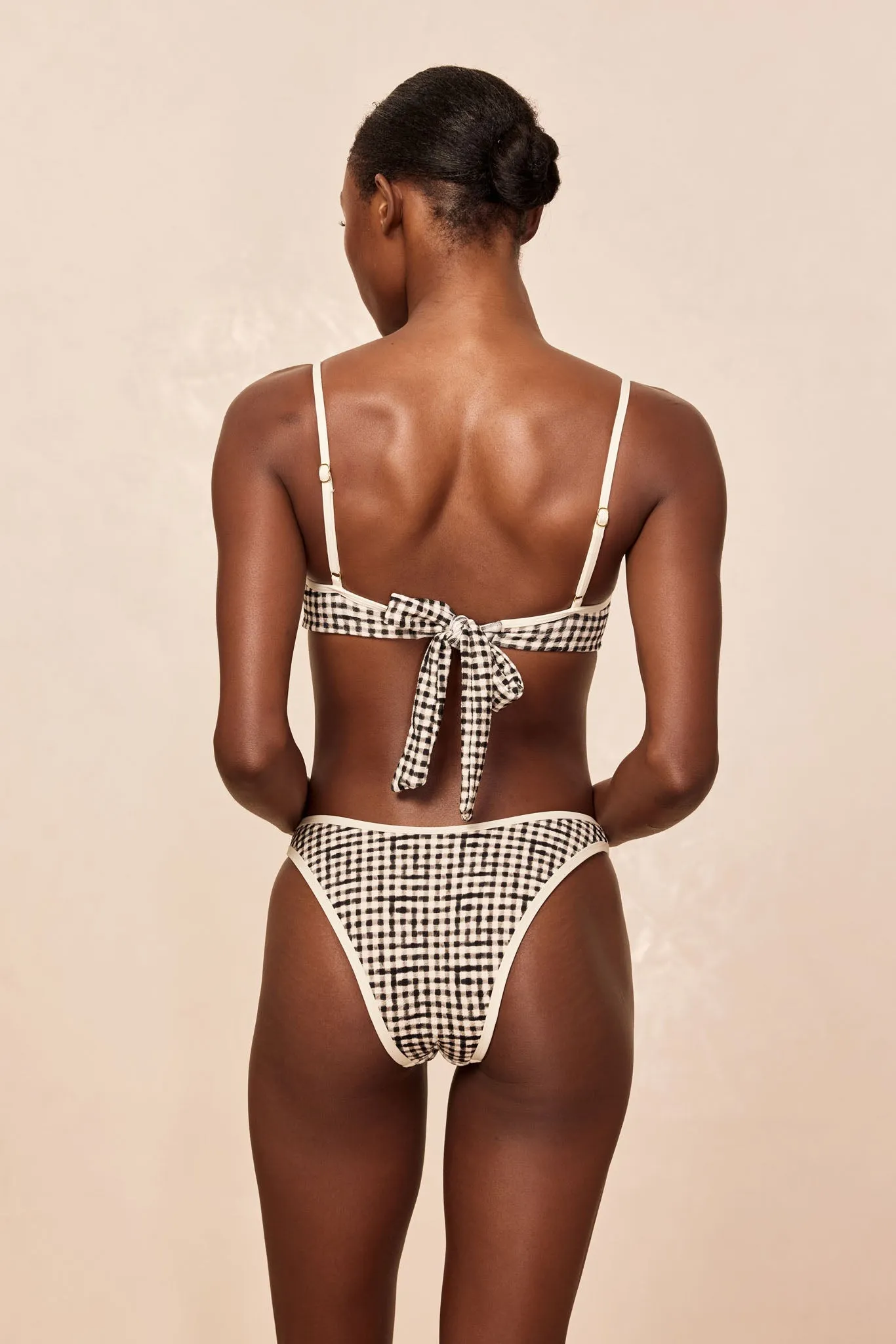 Somerset Bottom - Black Gingham sold by Monday Swimwear product image thumbnail 5