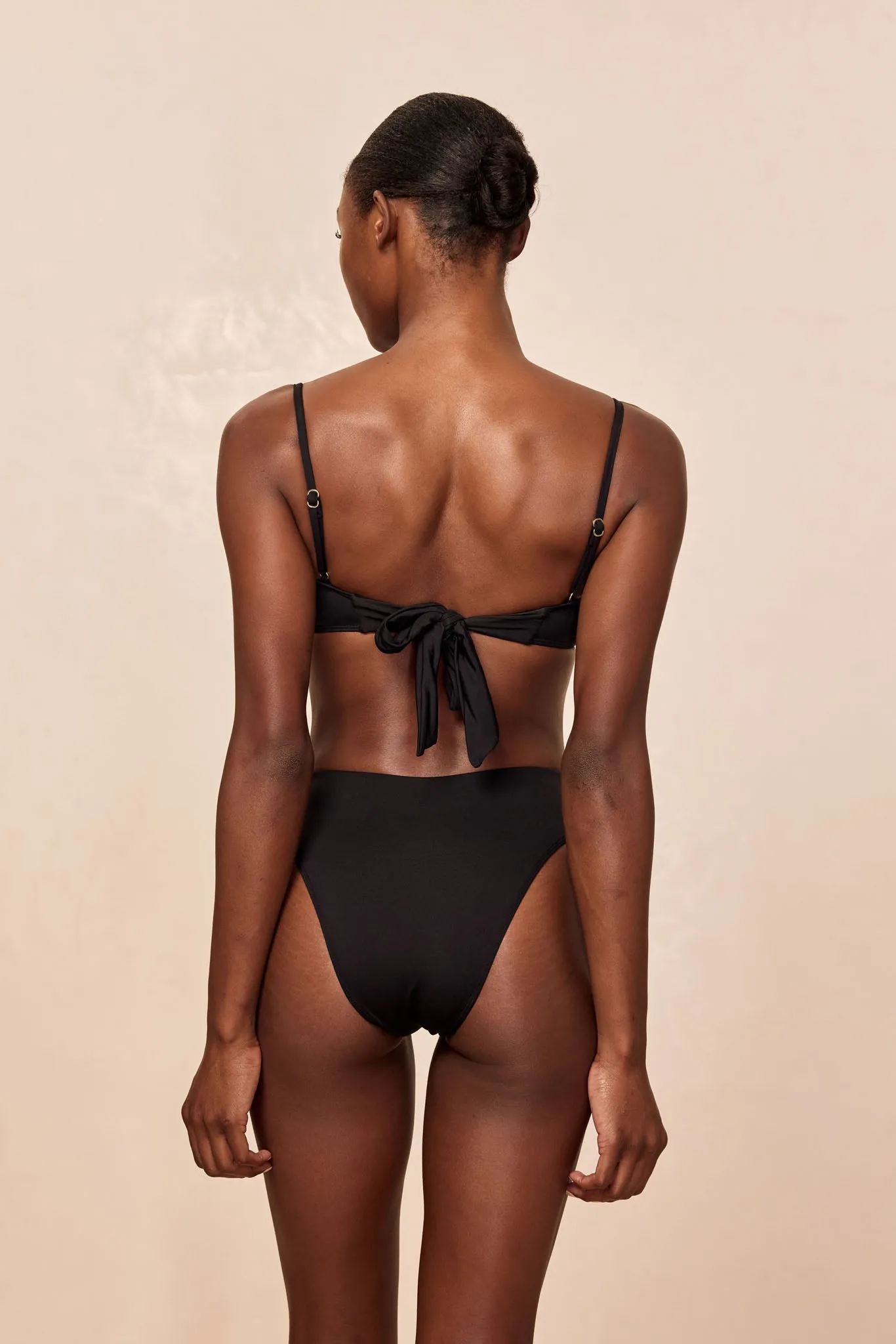 Formentera Bottom - Black sold by Monday Swimwear product image thumbnail 3
