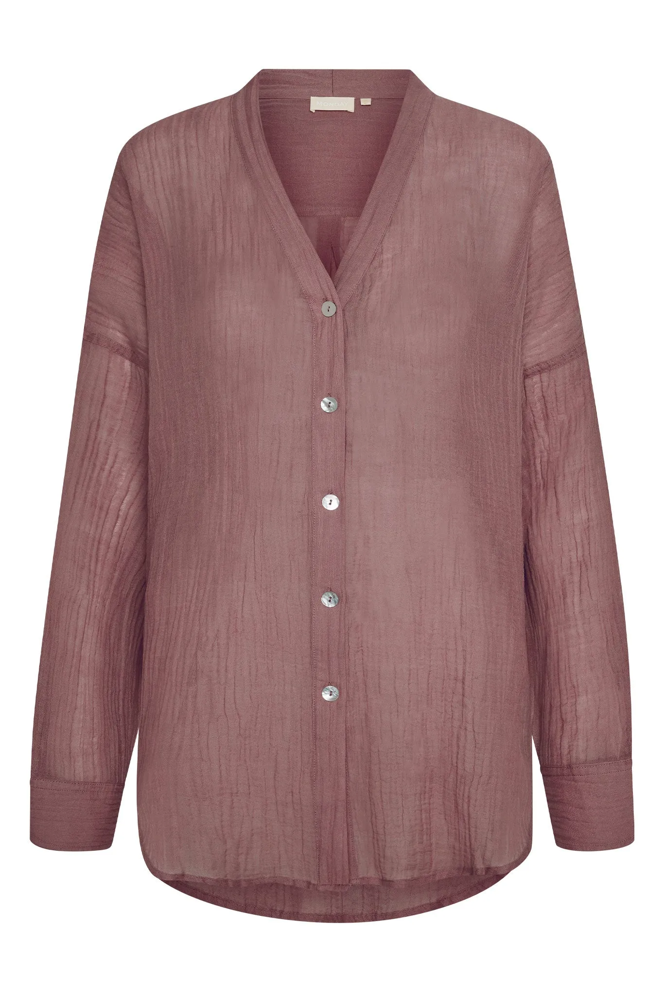 Barcelona Tunic - Mauve Crinkle sold by Monday Swimwear