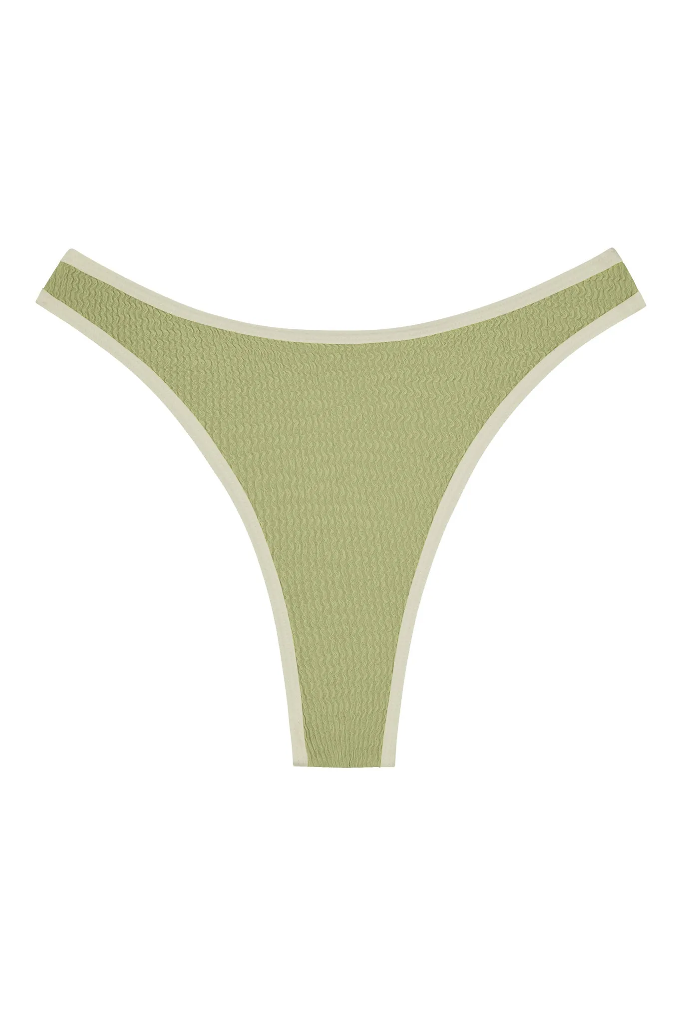 Somerset Bottom - Avocado Crinkle sold by Monday Swimwear