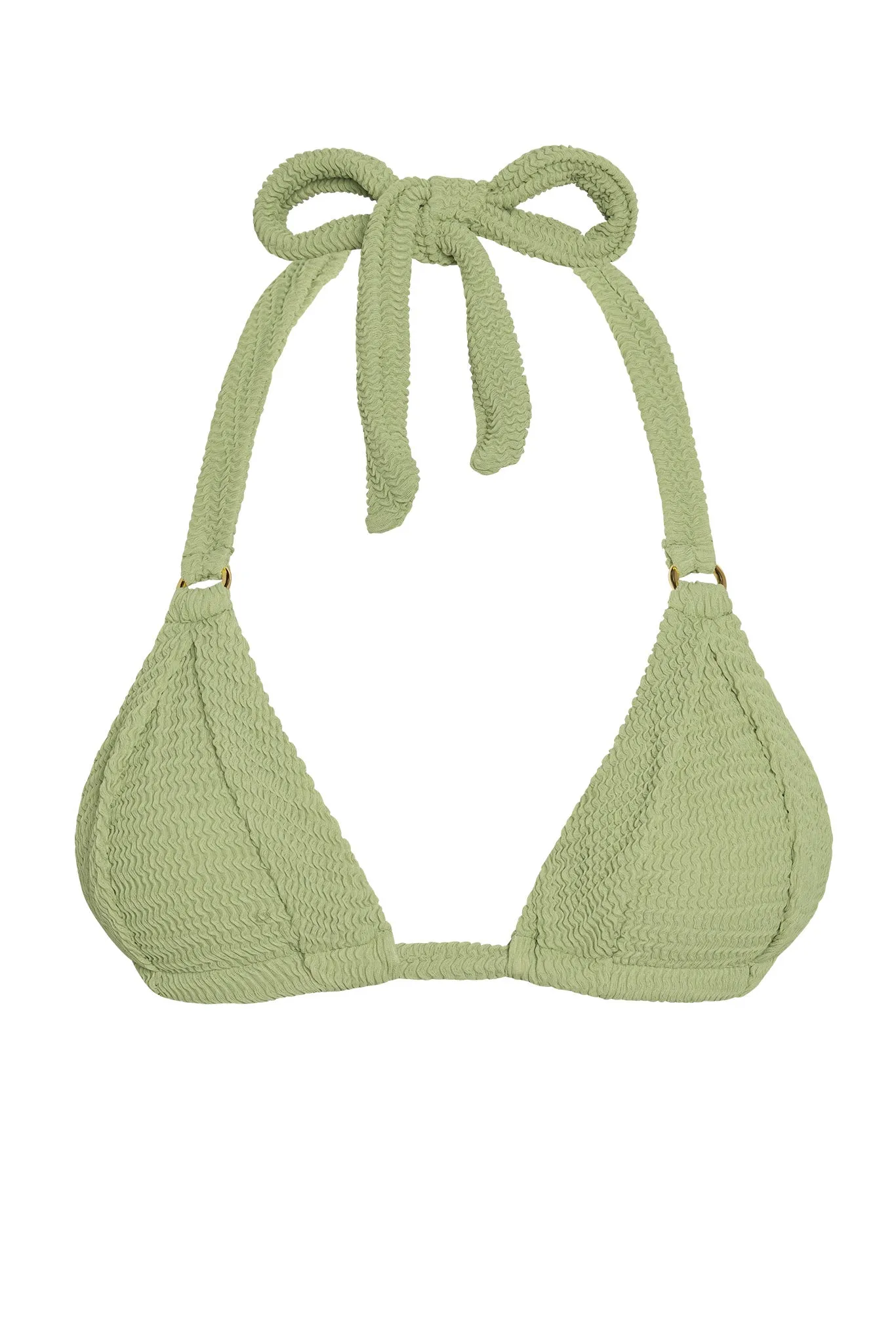 Morocco Top - Avocado Crinkle sold by Monday Swimwear