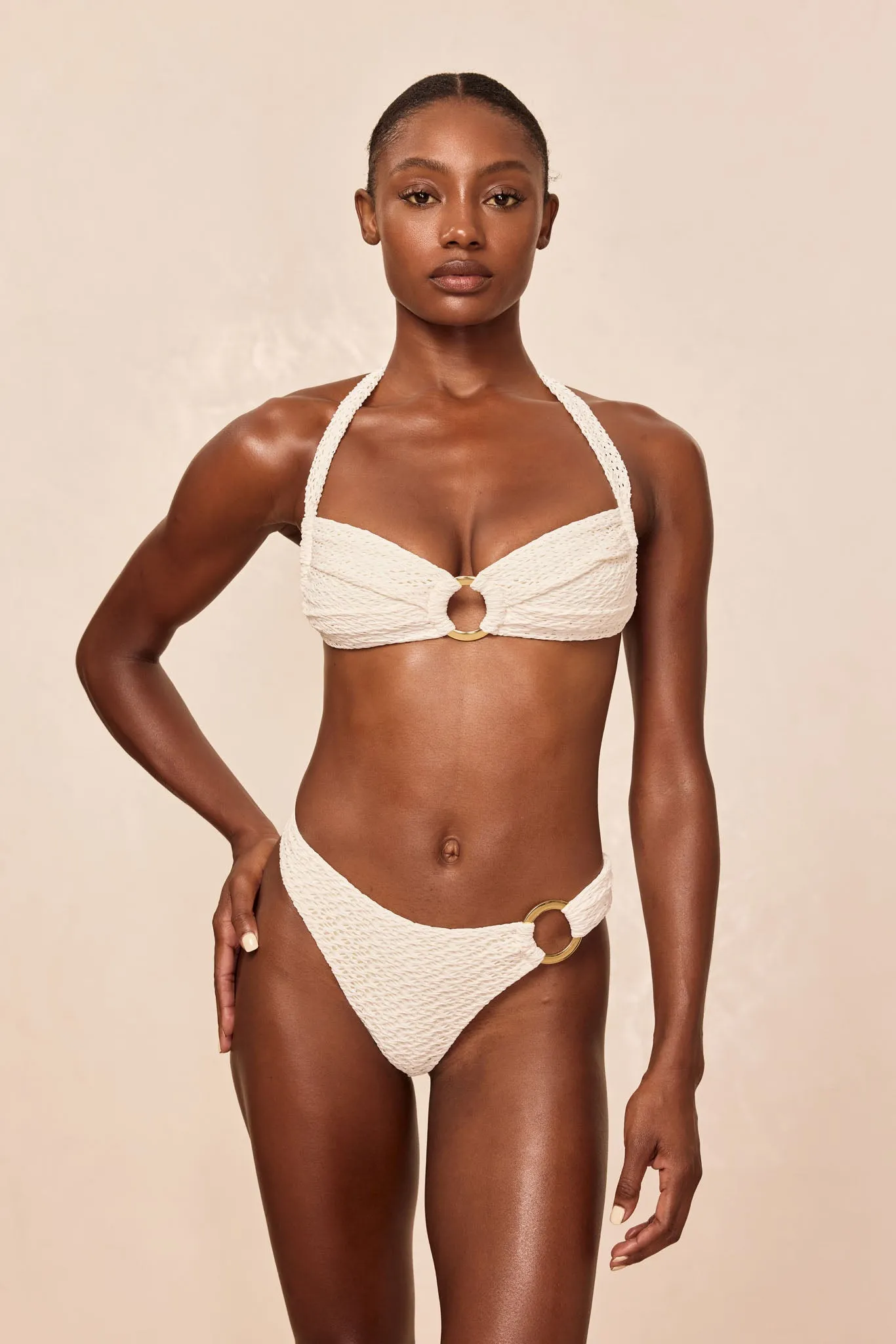 Bronte Bottom - Ivory Crochet sold by Monday Swimwear product image thumbnail 3