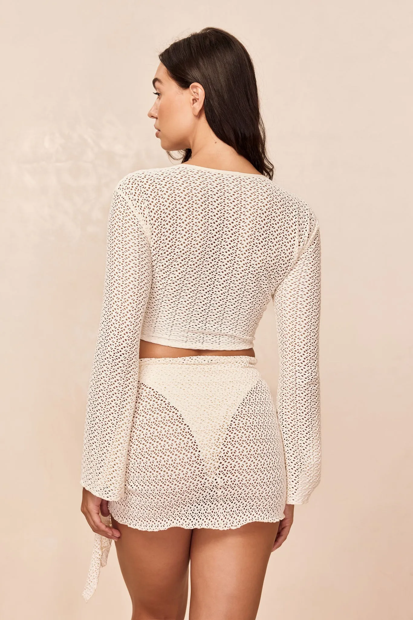 St. Barth's Skirt - Ivory Crochet sold by Monday Swimwear product image thumbnail 5