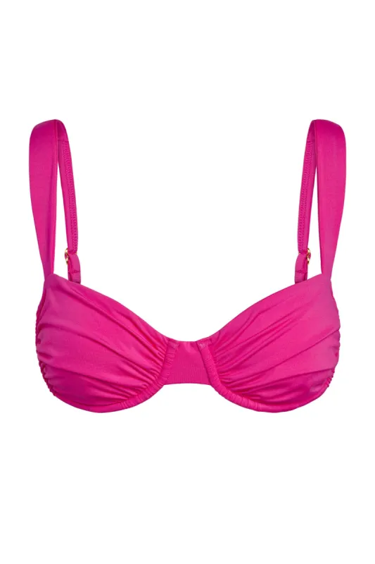 Malibu Top - Dragon Fruit sold by Monday Swimwear
