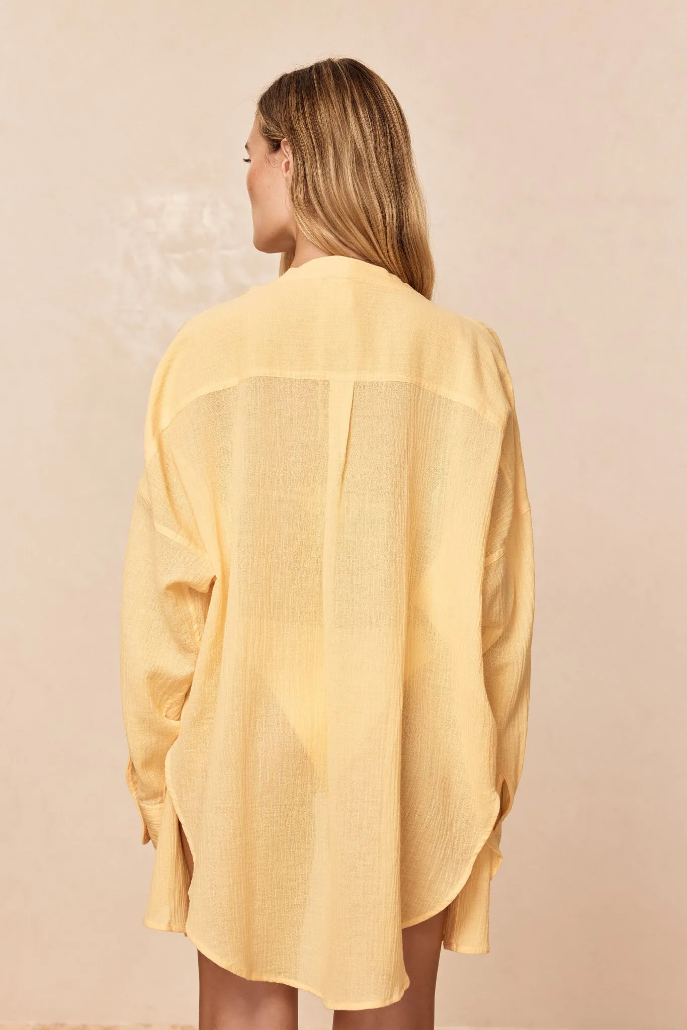 Barcelona Tunic - Honey Crinkle sold by Monday Swimwear product image thumbnail 3