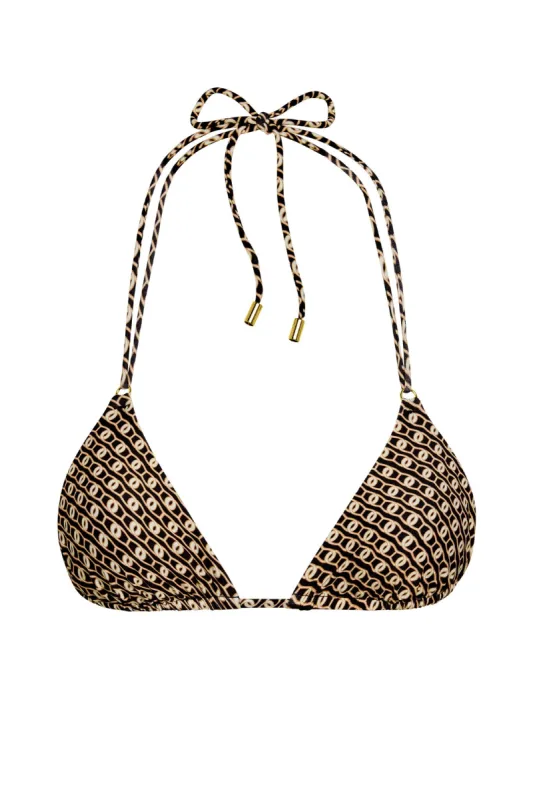 Hanalei Top - Geo Lynx sold by Monday Swimwear