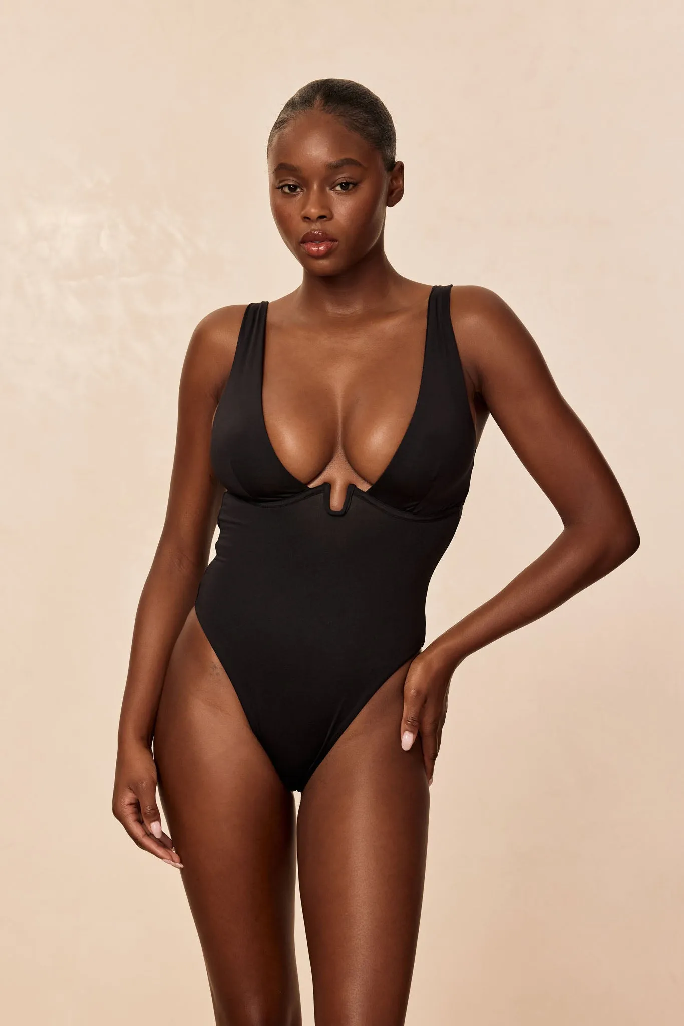 Milos One Piece - Black sold by Monday Swimwear product image thumbnail 2