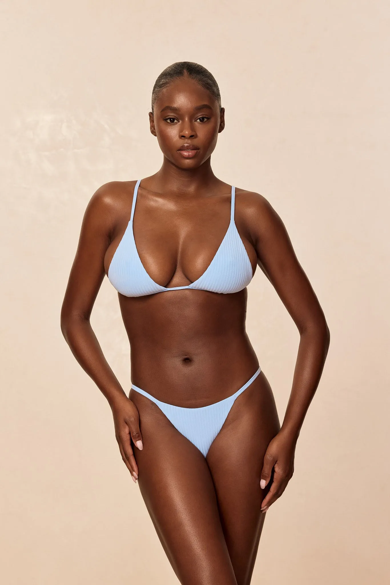 Barbados Top - Sky Rib sold by Monday Swimwear product image thumbnail 5