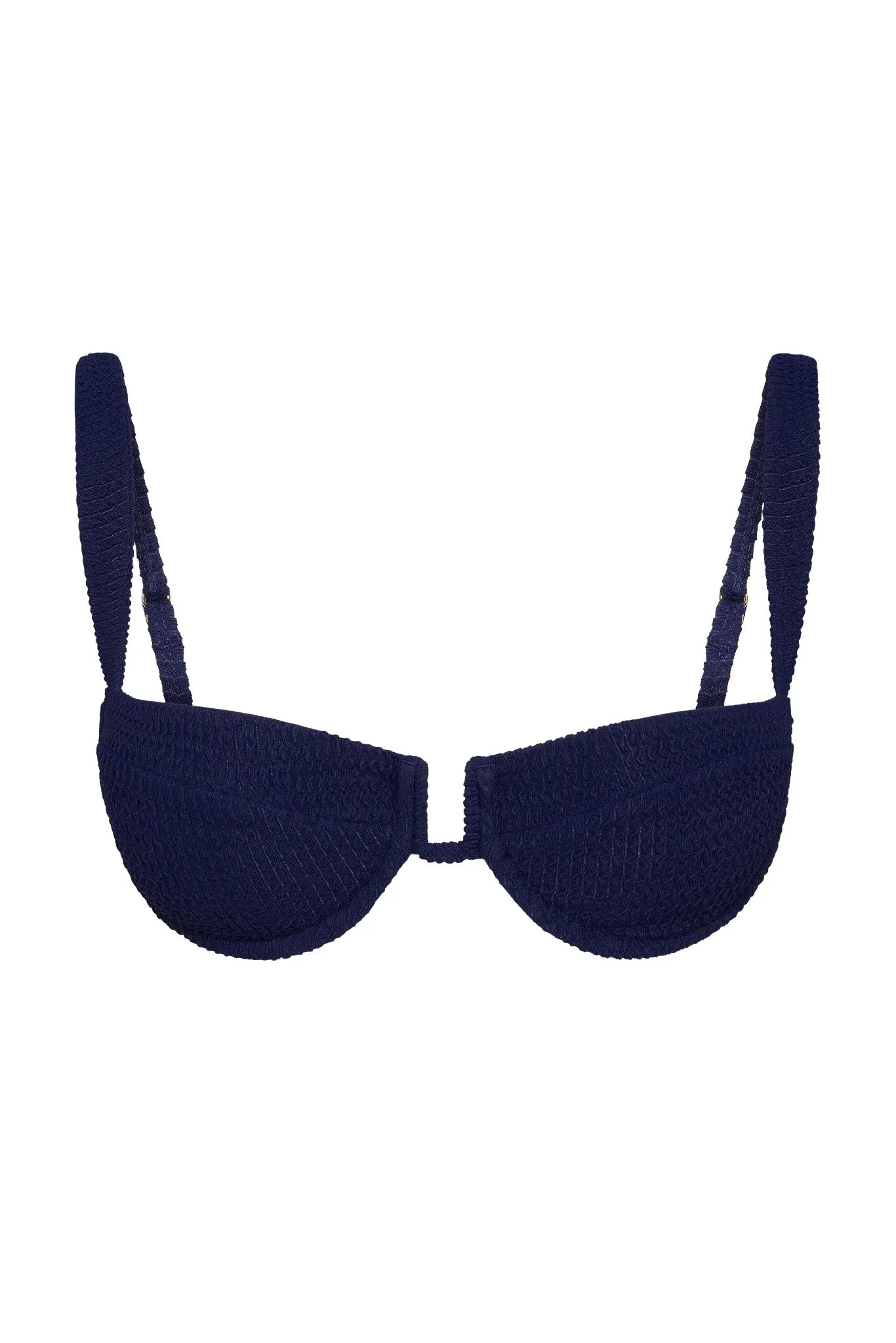 Cala Roja Top - Midnight Crinkle sold by Monday Swimwear