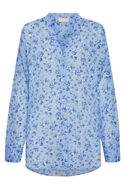 Barcelona Tunic - Isola Floral Crinkle made by Monday Swimwear