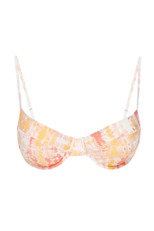 Maui Top - Sunset Tie Dye sold by Monday Swimwear
