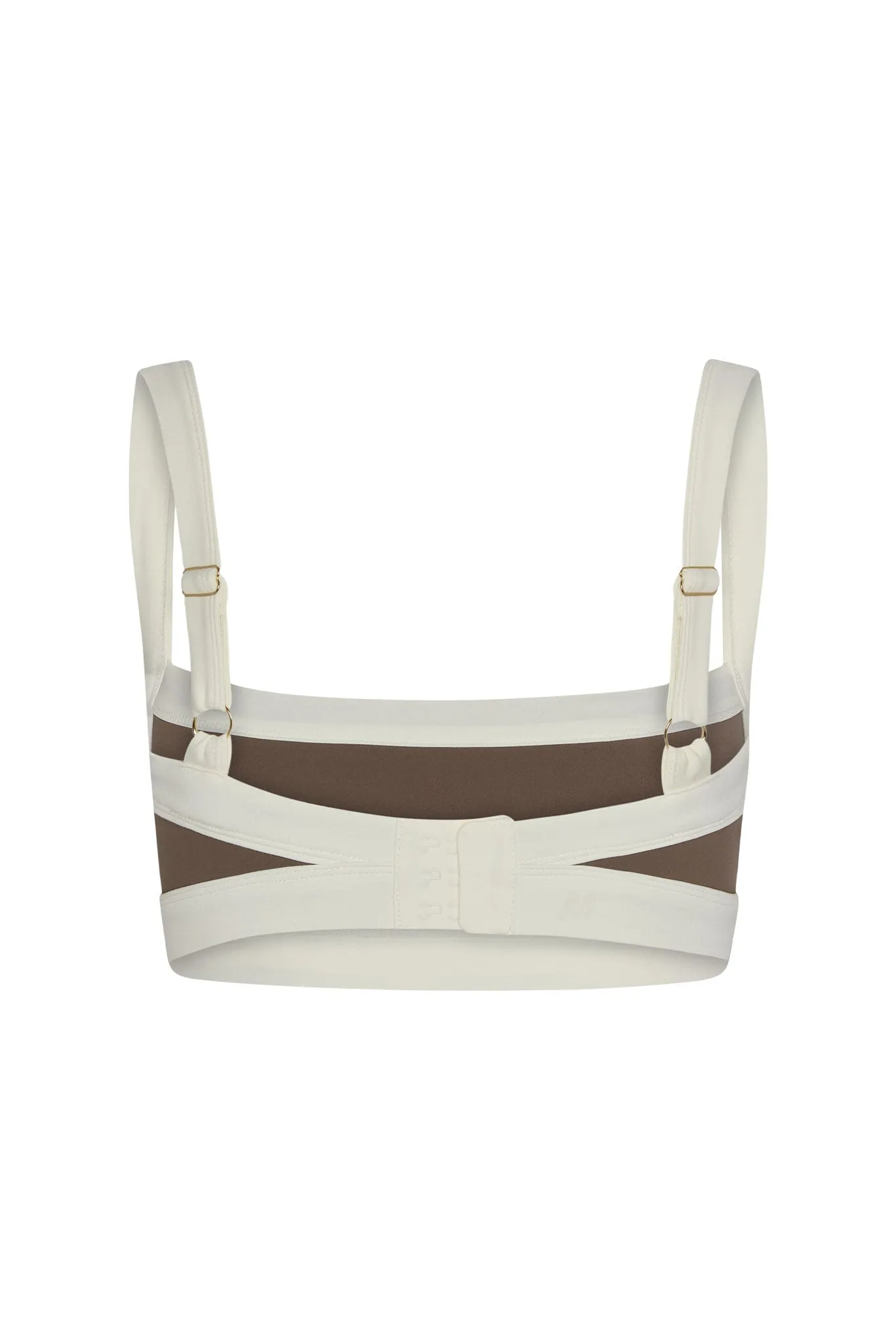 Outpost Bra - Stone/Ivory Jersey sold by Monday Swimwear product image thumbnail 4