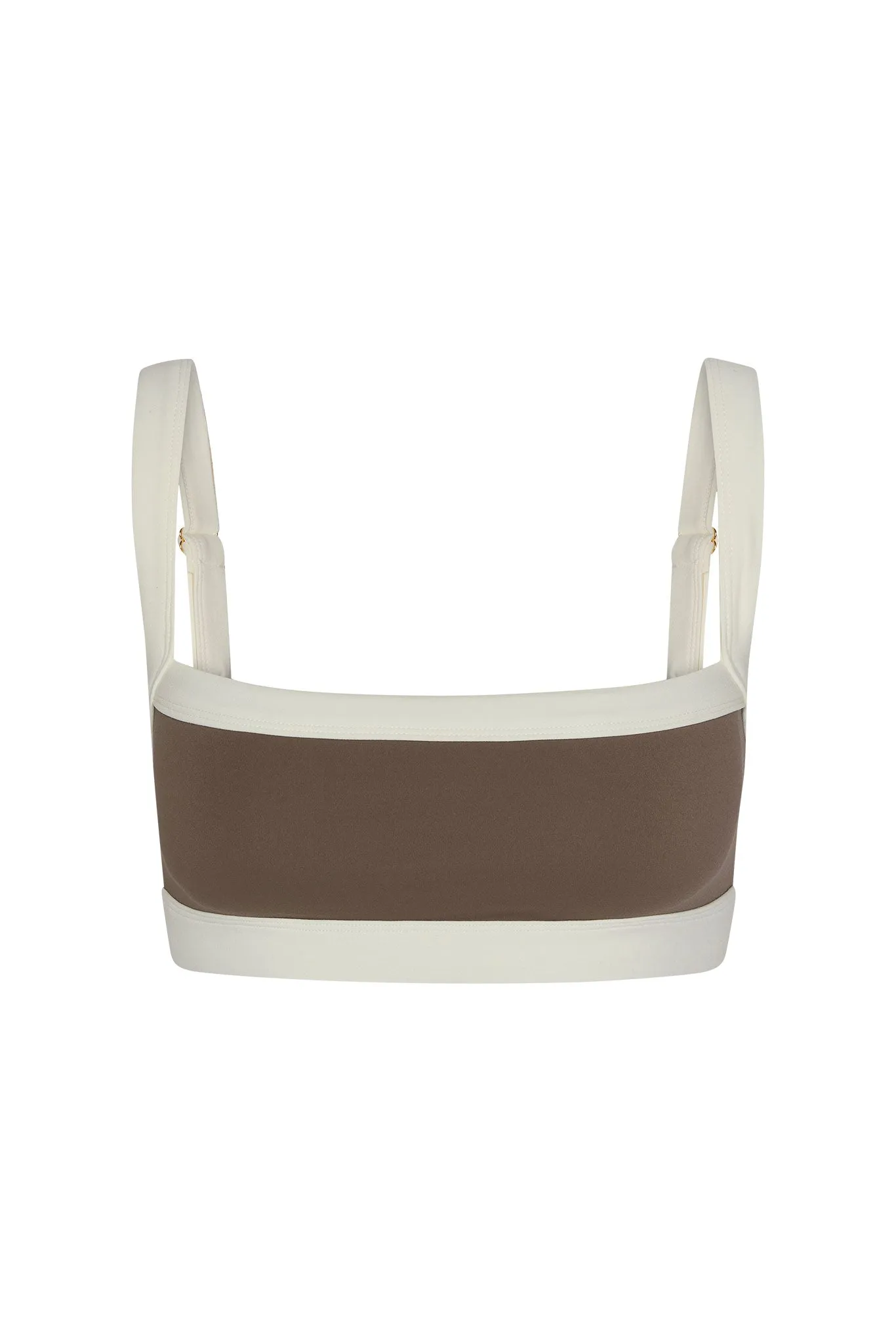 Outpost Bra - Stone/Ivory Jersey sold by Monday Swimwear